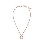 Tiffany & Co. Tiffany Lock Rose Gold Necklace — Small Padlock Pendant