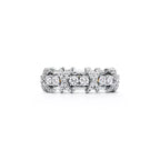 Tiffany Schlumberger Sixteen Stone Ring — Platinum Eternity Ring