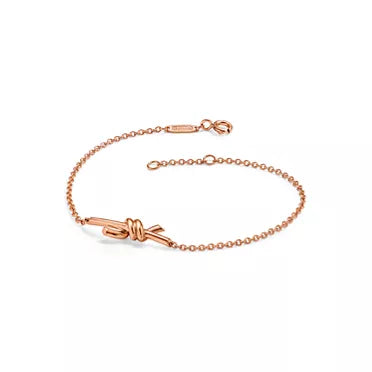 Tiffany & Co. Tiffany Knot Rose Gold Chain Bracelet