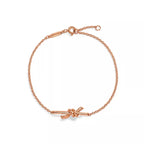 Tiffany & Co. Tiffany Knot Rose Gold Chain Bracelet