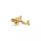 Tiffany T Smile Gold Earrings | Luxury Curved Stud Earrings – Women's Fine Jewelry