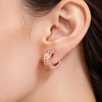 BVlgari B.zero1 Hoop Earrings — Italian Luxury Rose Gold Jewelry