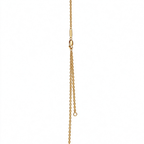 Tiffany Lock Gold Pendant Necklace—Oval Padlock and Chain Design