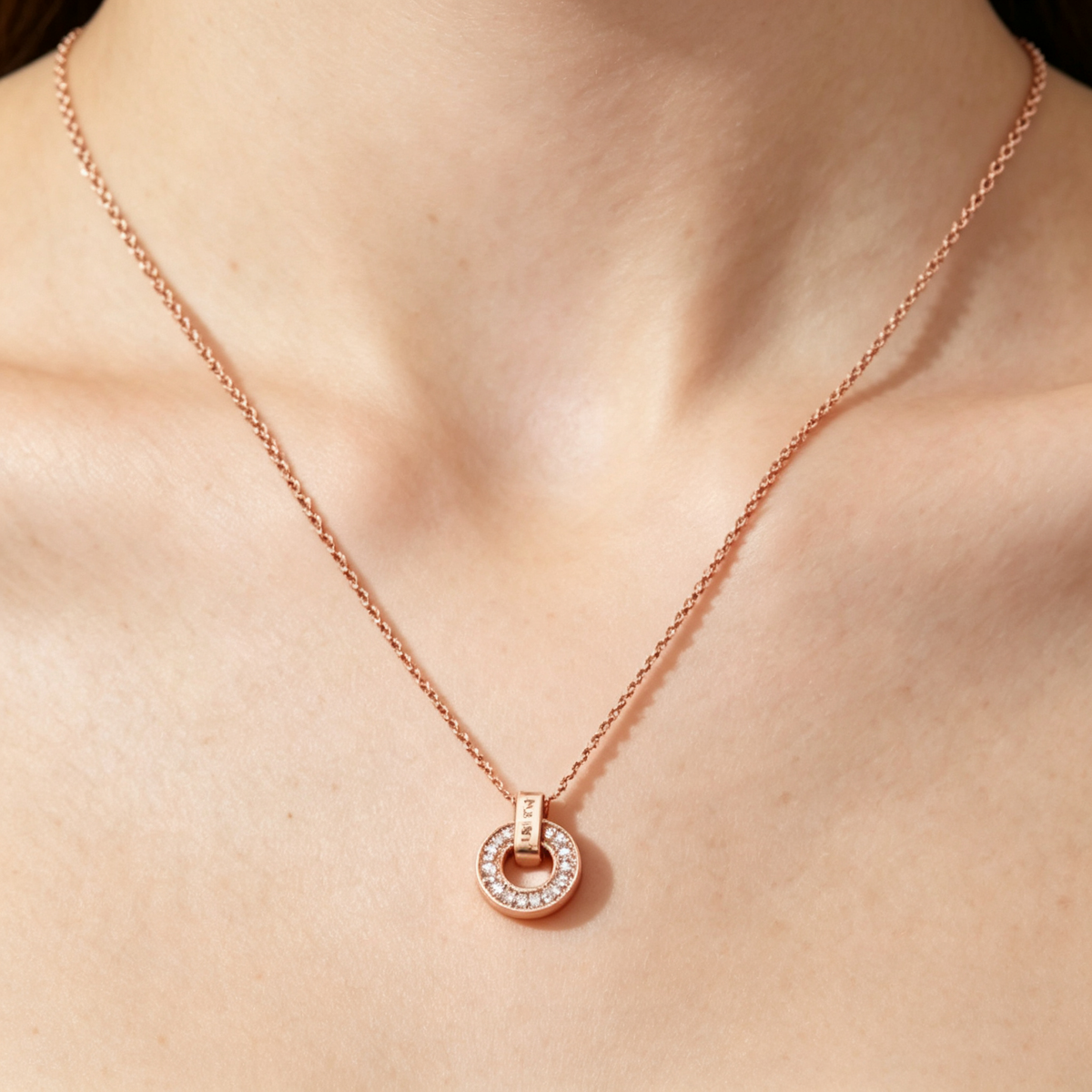 BVLGARI BVLGARI Pendant Necklace – Rose Gold