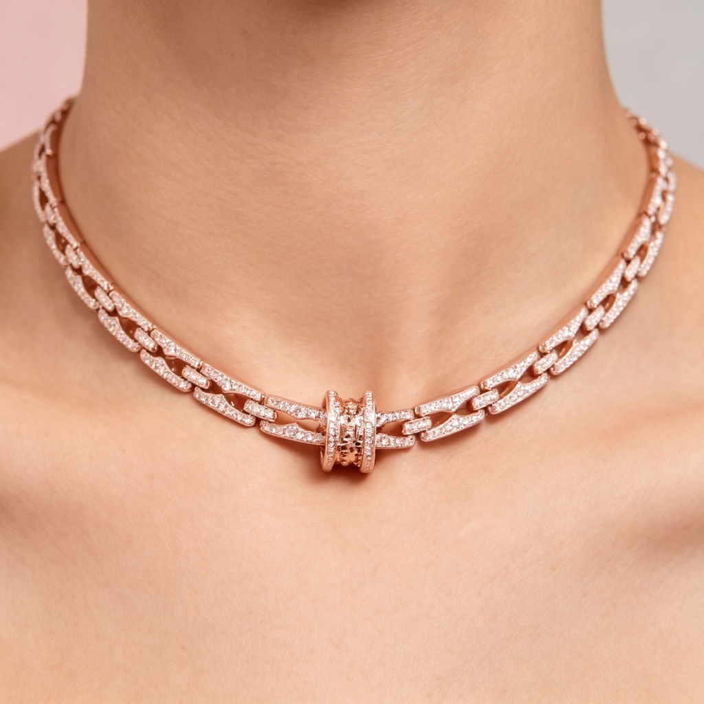 BVlgari B.zero1 Necklace – Rose Gold