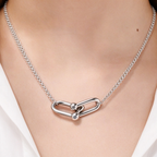 Tiffany HardWear Link Pendant Necklace in Silver