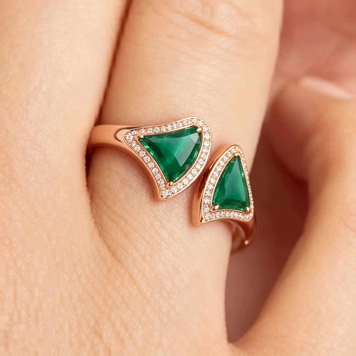 Bvlgari Divas' Dream Small Ring – Rose Gold Italian Luxury Jewelry