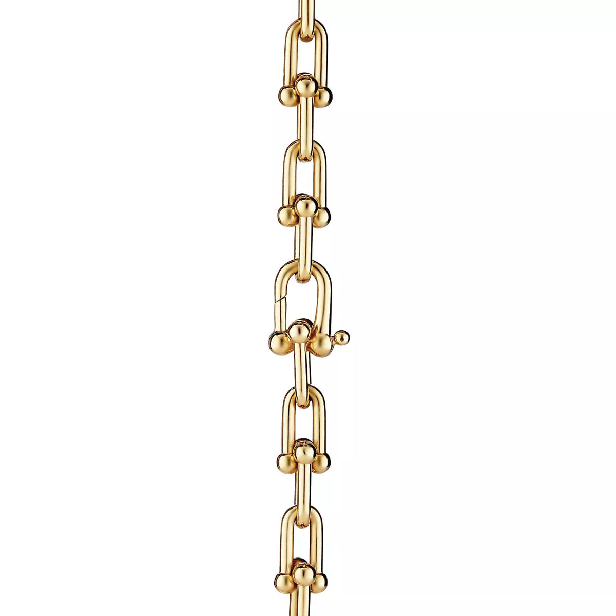 Tiffany HardWear Collection – Gold Gradient Link Necklace – Iconic Gauge Links